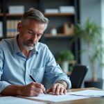 Délai pour remettre solde tout compte : que savoir ? Homme d'affaires en bureau examinant documents