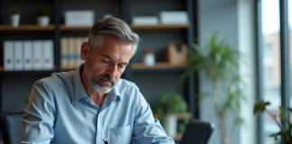 Délai pour remettre solde tout compte : que savoir ? Homme d'affaires en bureau examinant documents