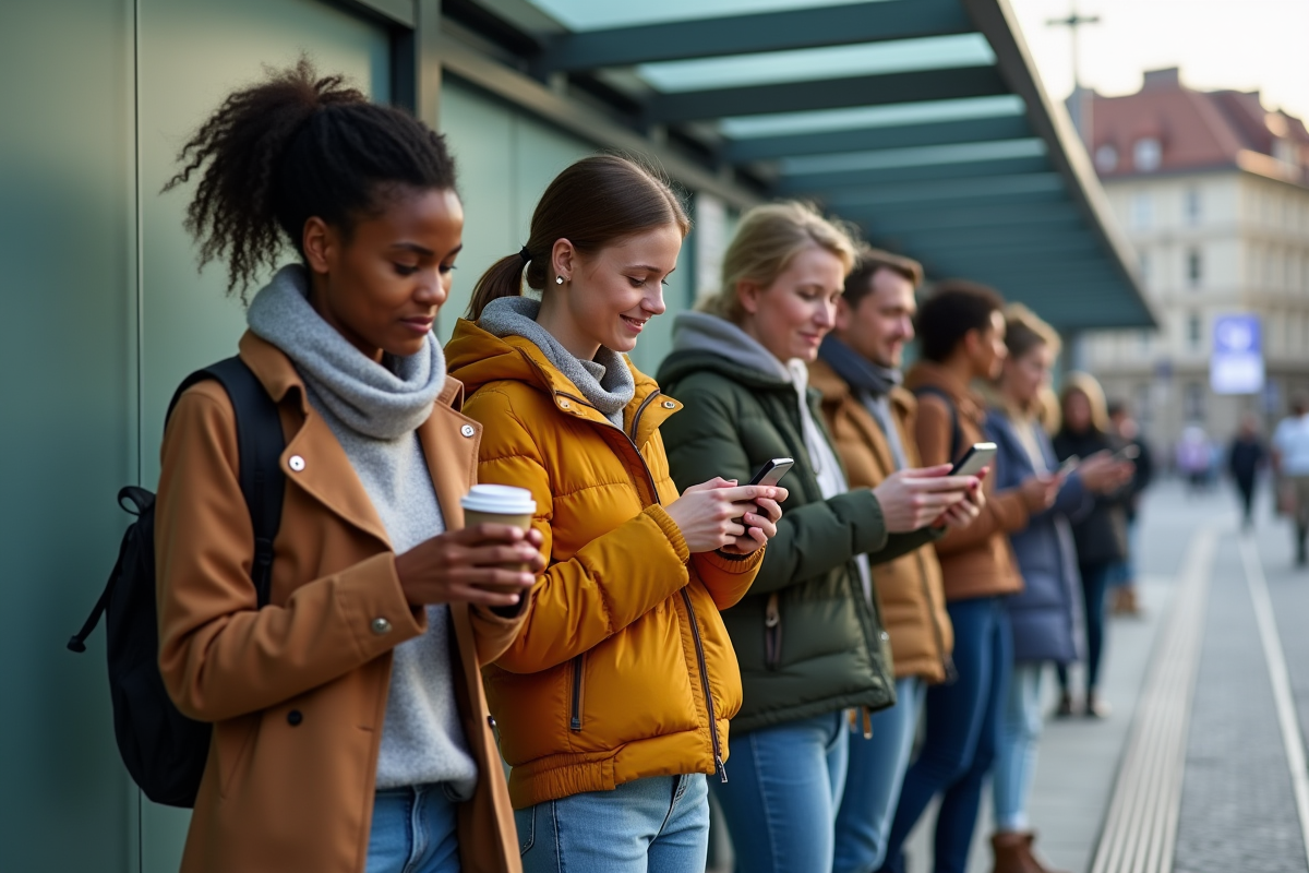 Groupe de jeunes à l